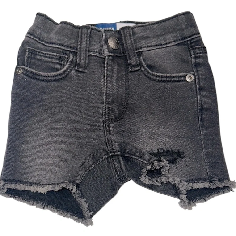 Old navy Black Denim Shorts for Kids 12-18 months